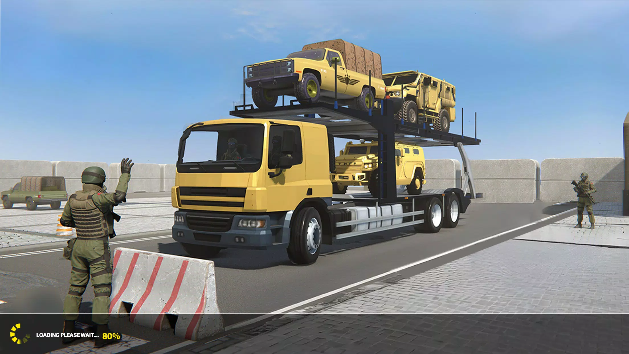 Army Cargo Truck Driving Games Captura de tela 2