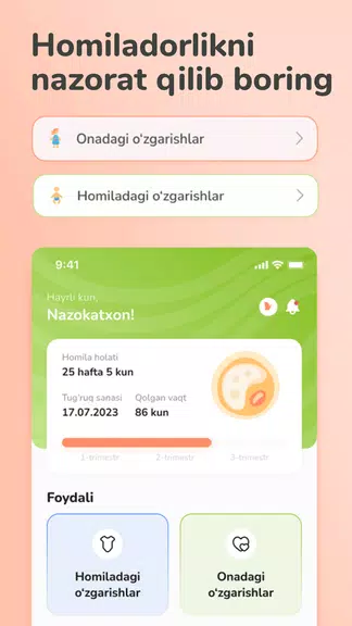 Lalu - Homiladorlik maktabi Скриншот 1