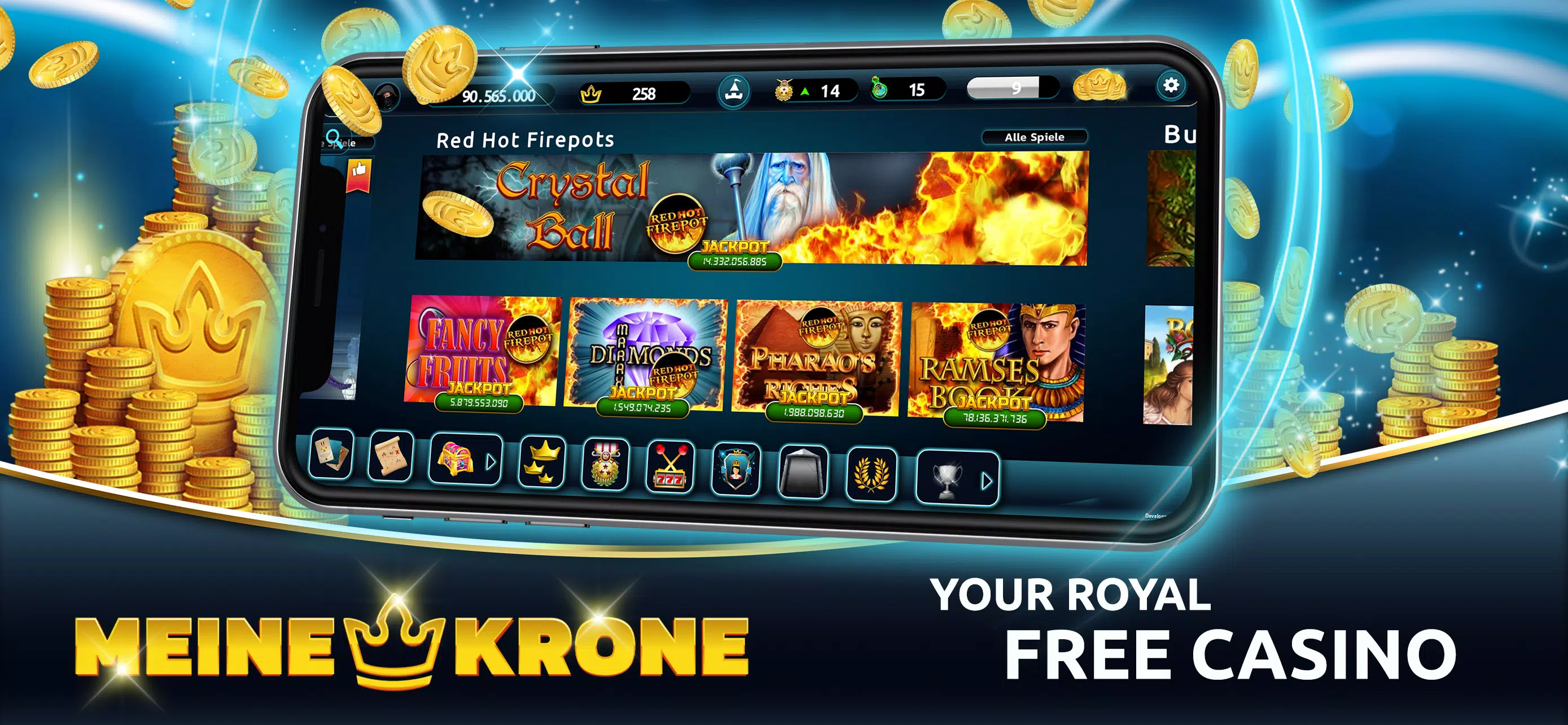 MEINE KRONE - Social Casino Capture d’écran 1