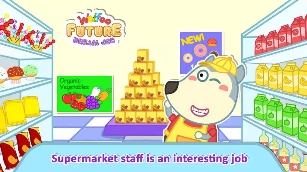 Wolfoo: Kid’s Future Dream Job Captura de pantalla 2