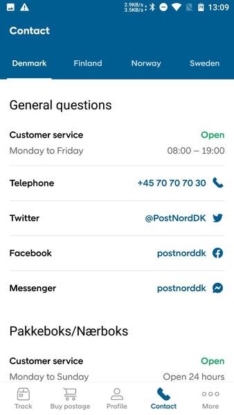 PostNord Screenshot 3