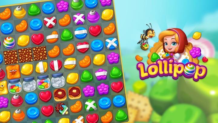 Lollipop: Sweet Taste Match 3 स्क्रीनशॉट 3