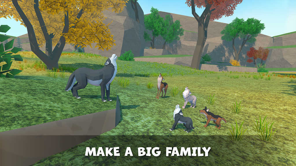 Wolf Family Simulator Screenshot 4