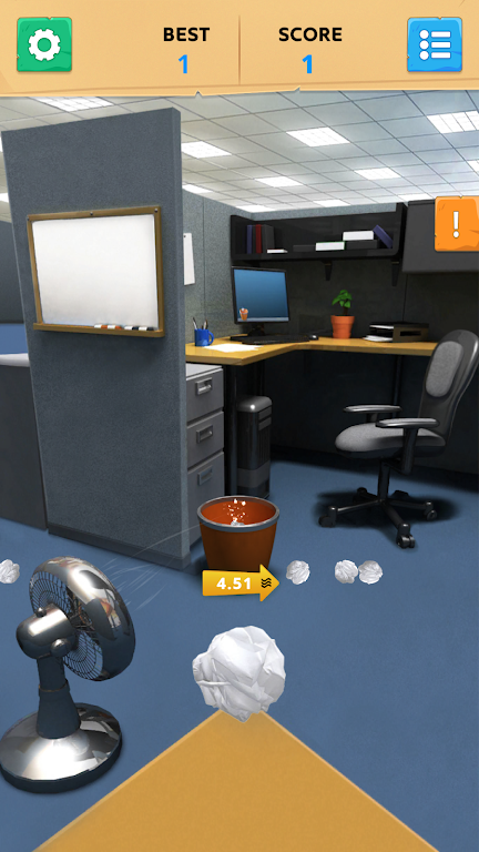 Paper Toss Office - Jerk Boss Captura de tela 2