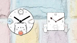 Analog clock widget ANIMALLIFE Скриншот 2