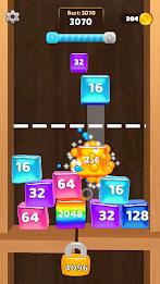 Jelly Cubes 2048: Puzzle Game Скриншот 3