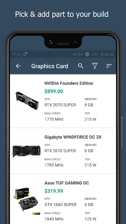 Build My PC - Part Picker for Capture d’écran 1