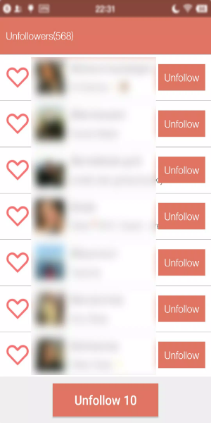 Unfollower Plus - Non followers & Following スクリーンショット 1