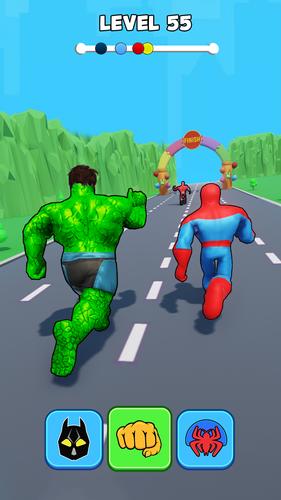 Superhero Transform Shift Game Screenshot 3