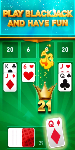 BlackJack 21: Classic Card PvP 스크린샷 1