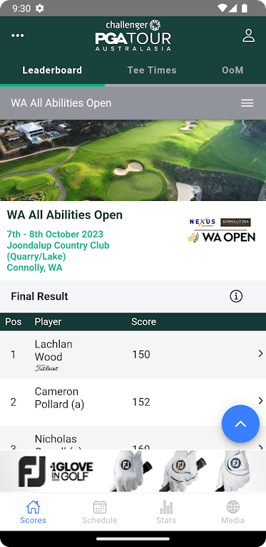 PGA Tour of Australasia 스크린샷 1