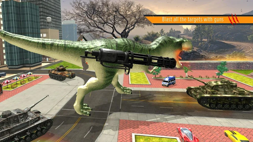 Dinosaur Battle Simulator Captura de pantalla 3