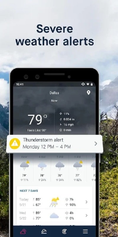 WeatherPro应用截图第4张