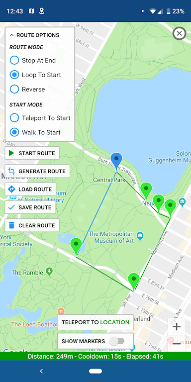 Fake GPS Location-GPS JoyStick Capture d’écran 3
