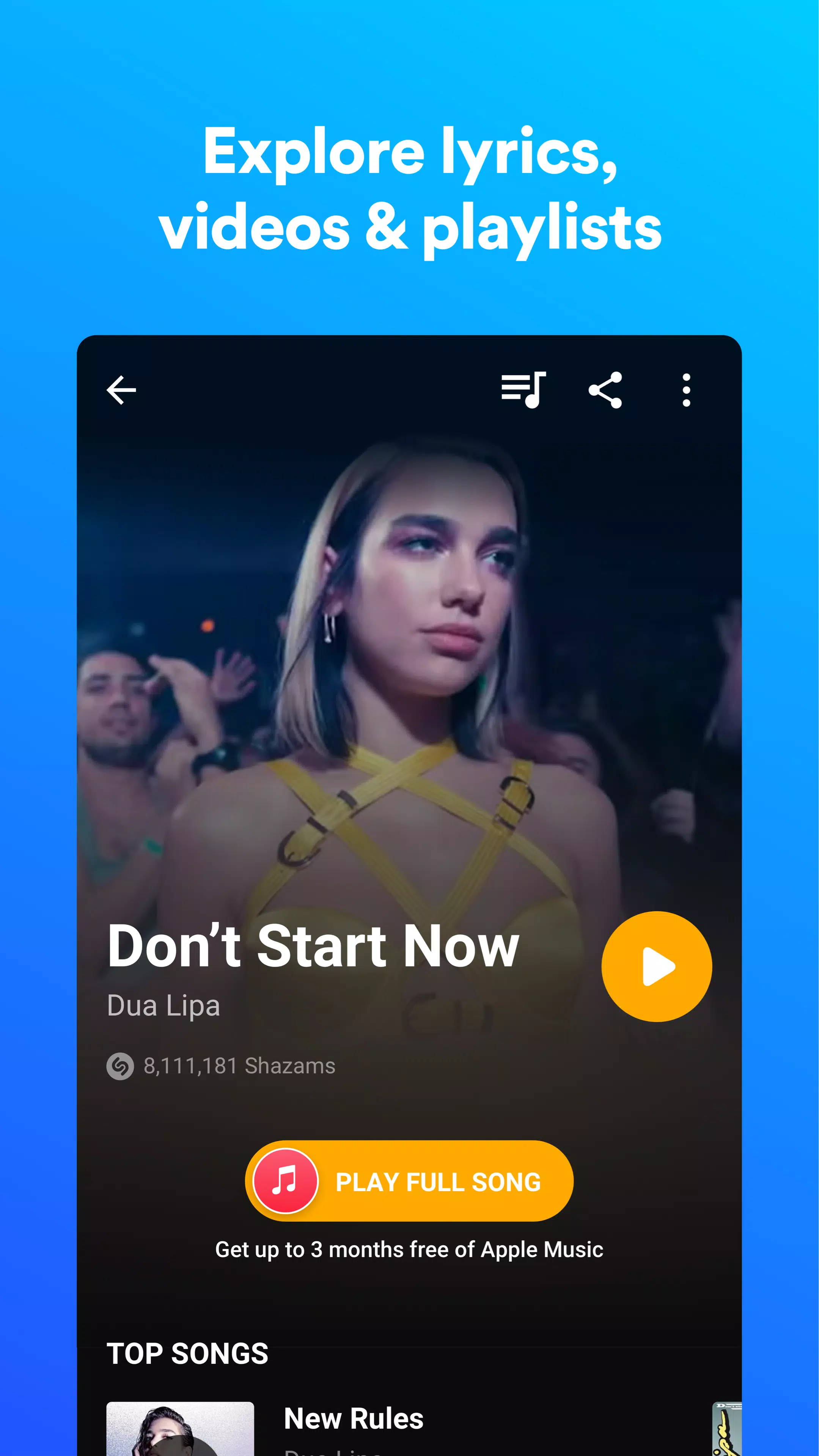 Shazam: música y conciertos Captura de pantalla 3
