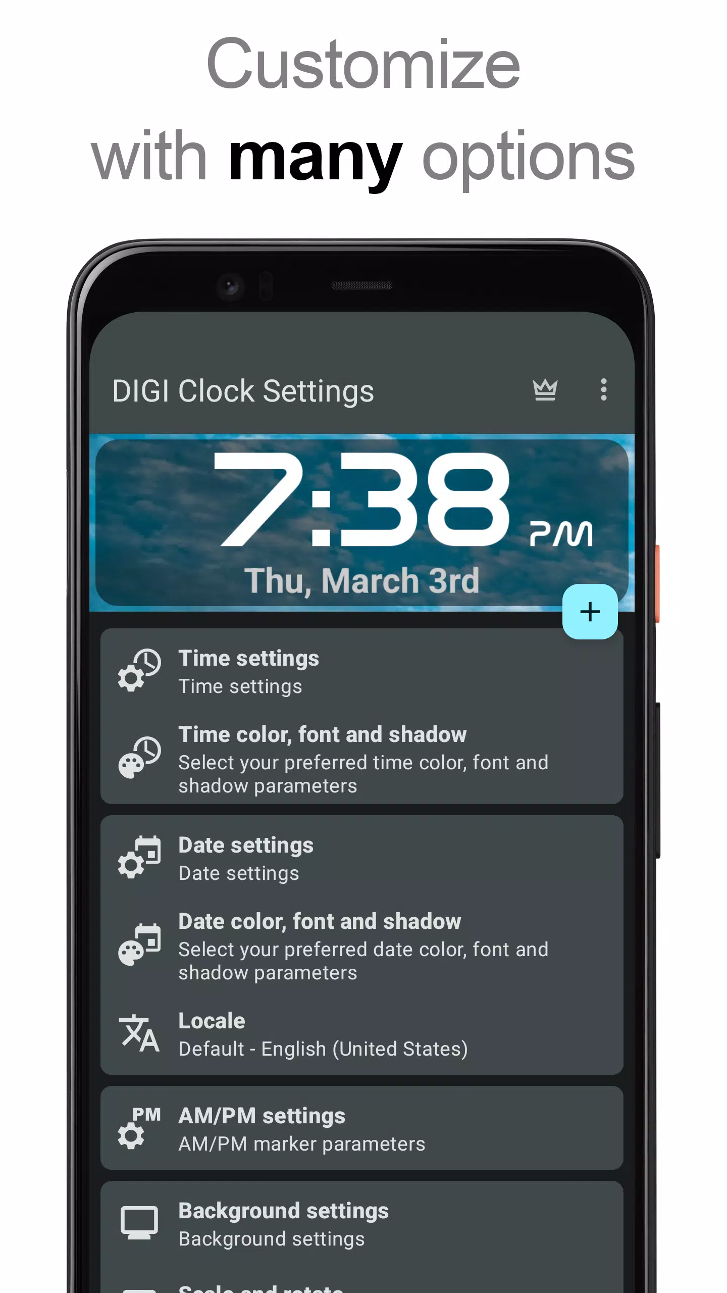 DIGI Clock Widget應用截圖第3張