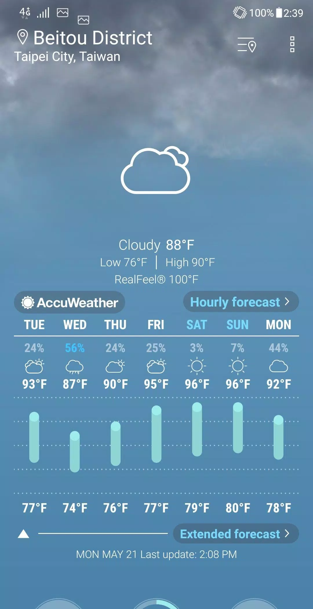 ASUS Weather स्क्रीनशॉट 1