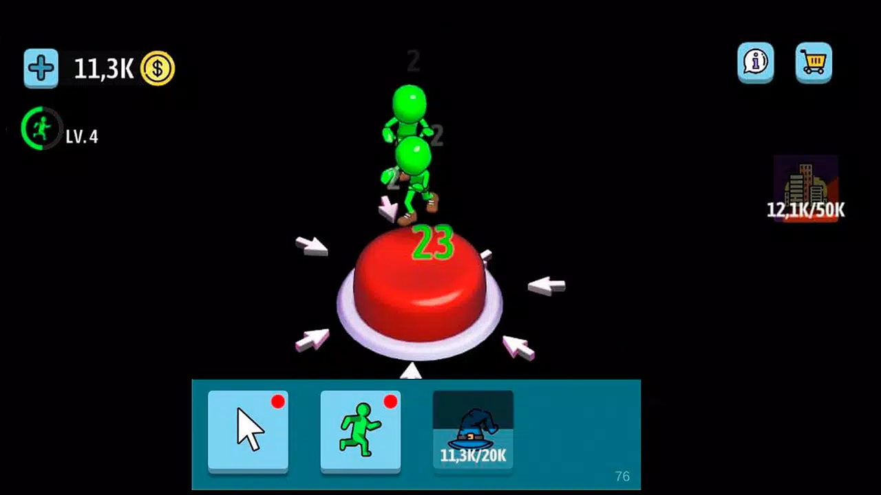 Green button: Авто кликер игра應用截圖第2張