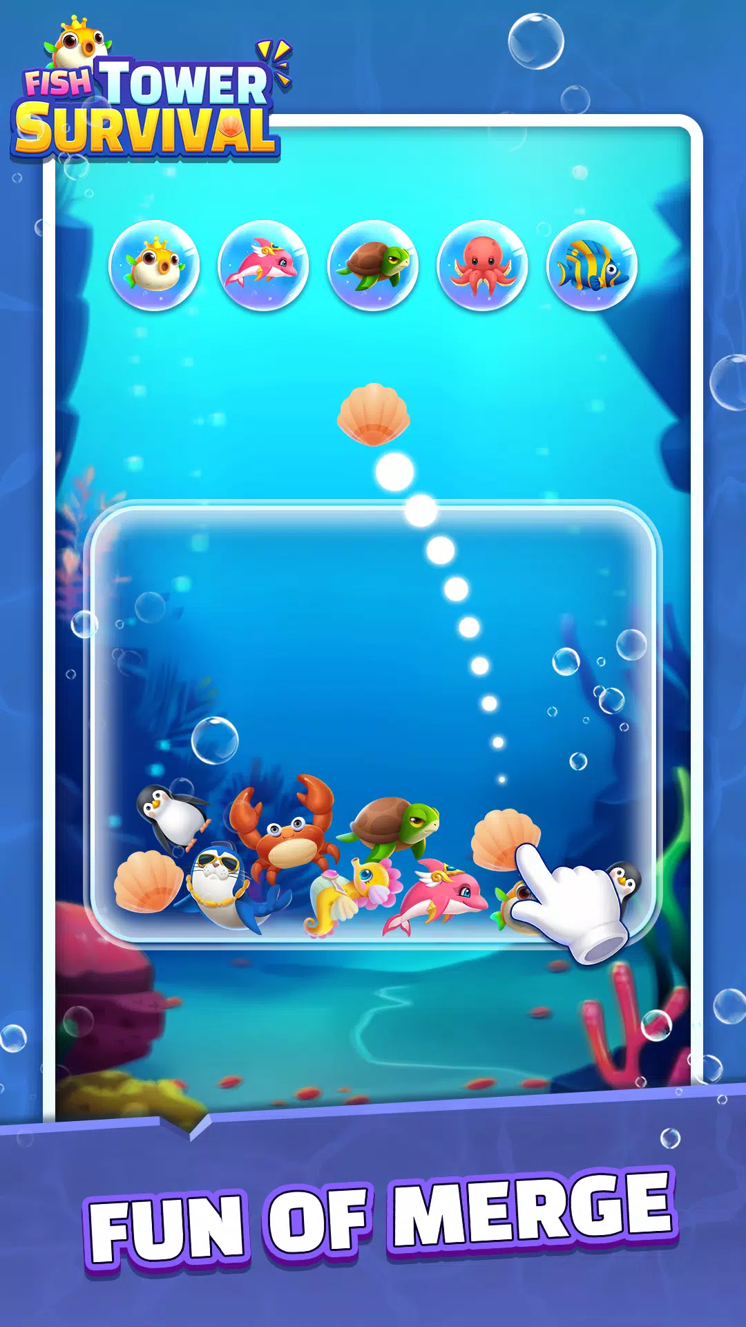 Fish Tower Survival スクリーンショット 1