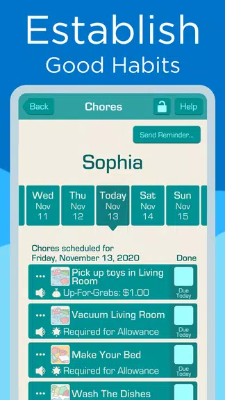 Chores & Allowance Bot スクリーンショット 4