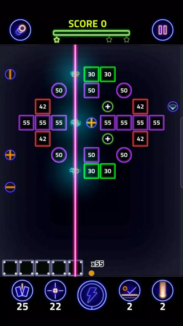 Brick Breaker Glow應用截圖第2張