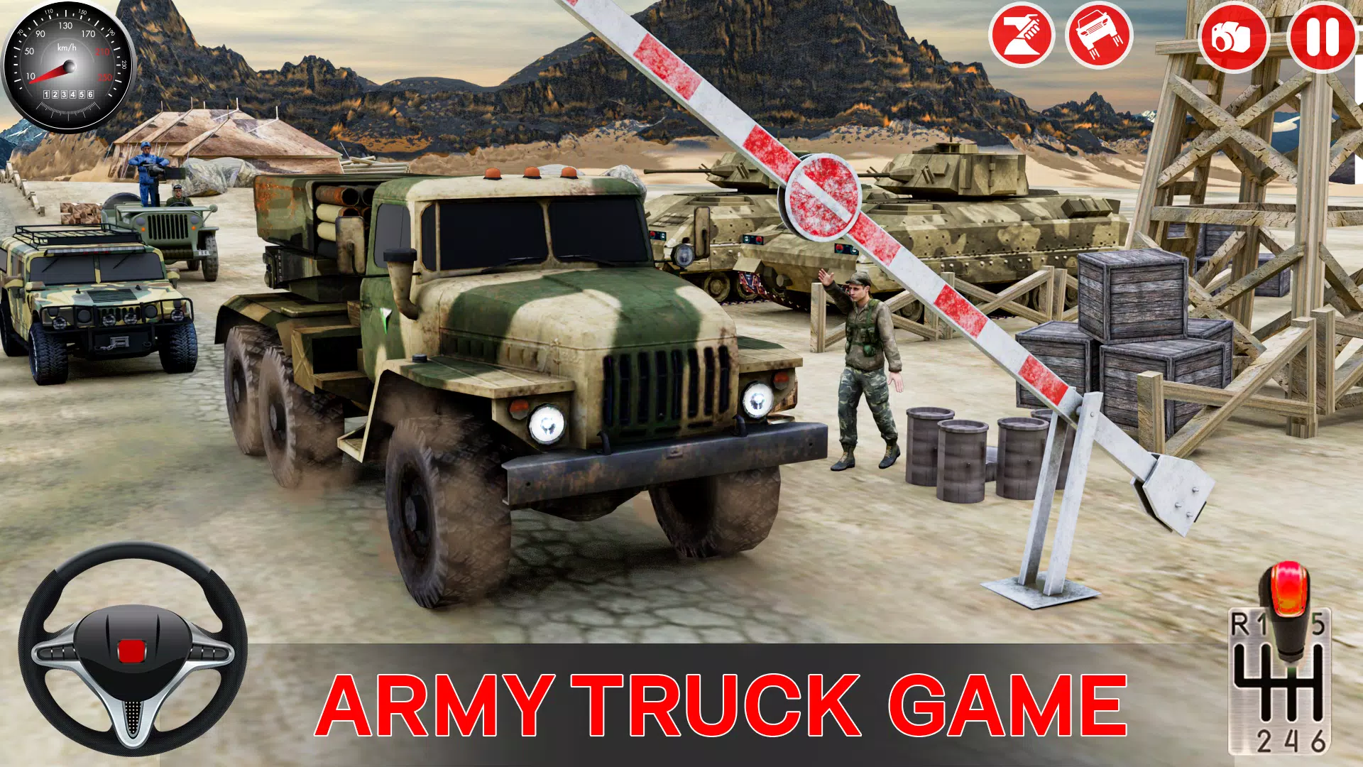 Army Car Games Truck Driving Скриншот 2