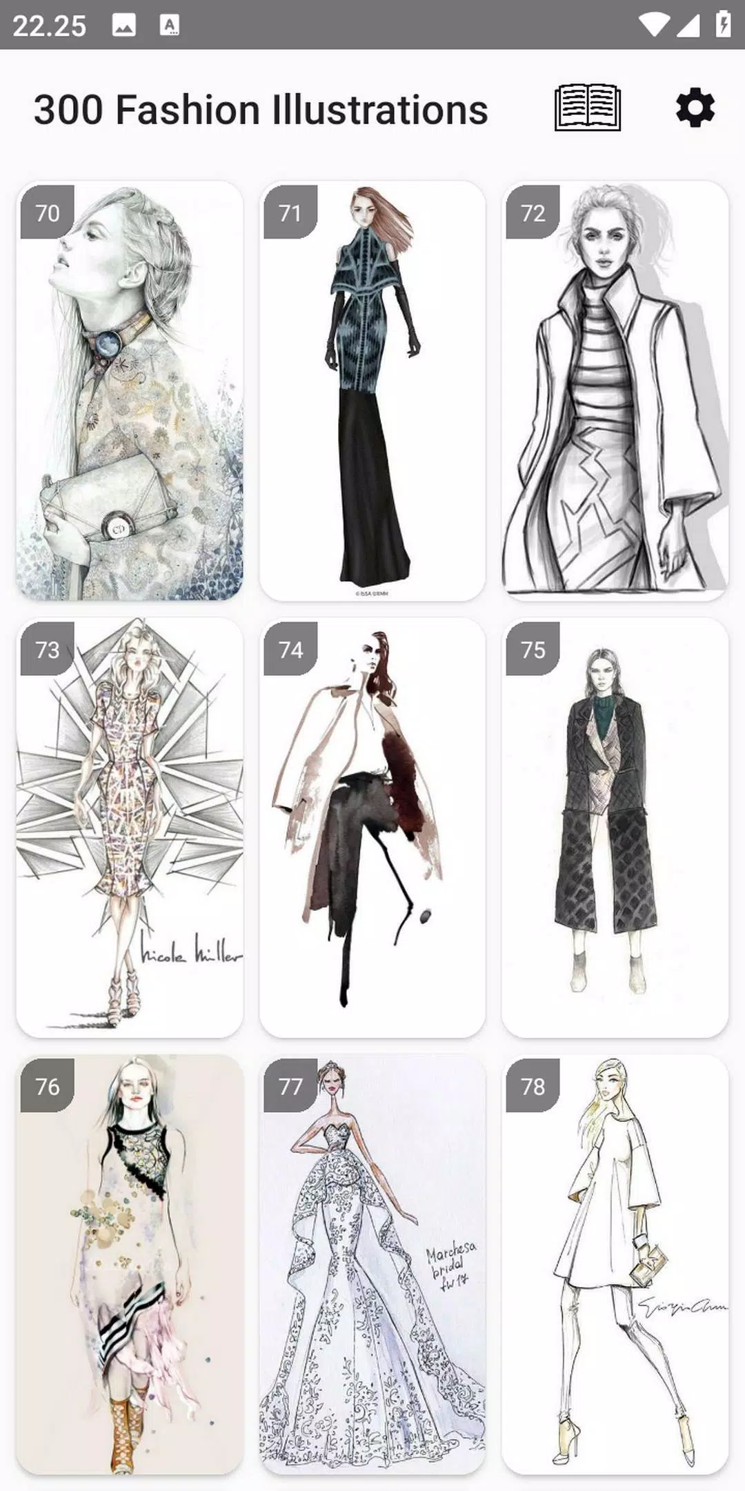 300 Fashion Illustrations Captura de tela 4