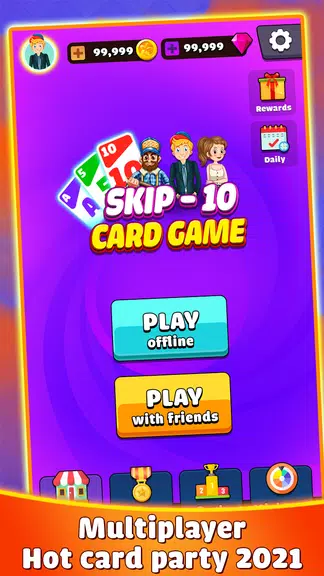 Skip 10 - Card Game स्क्रीनशॉट 4