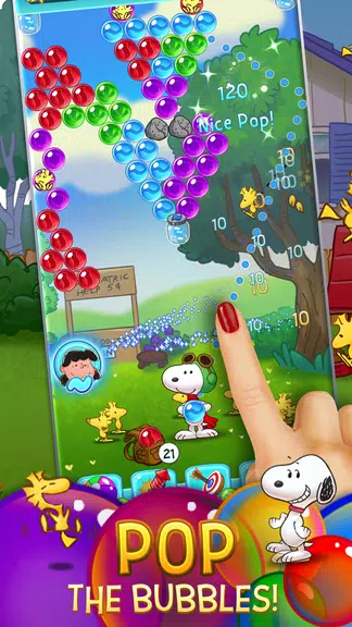 Bubble Shooter - Snoopy POP!应用截图第1张