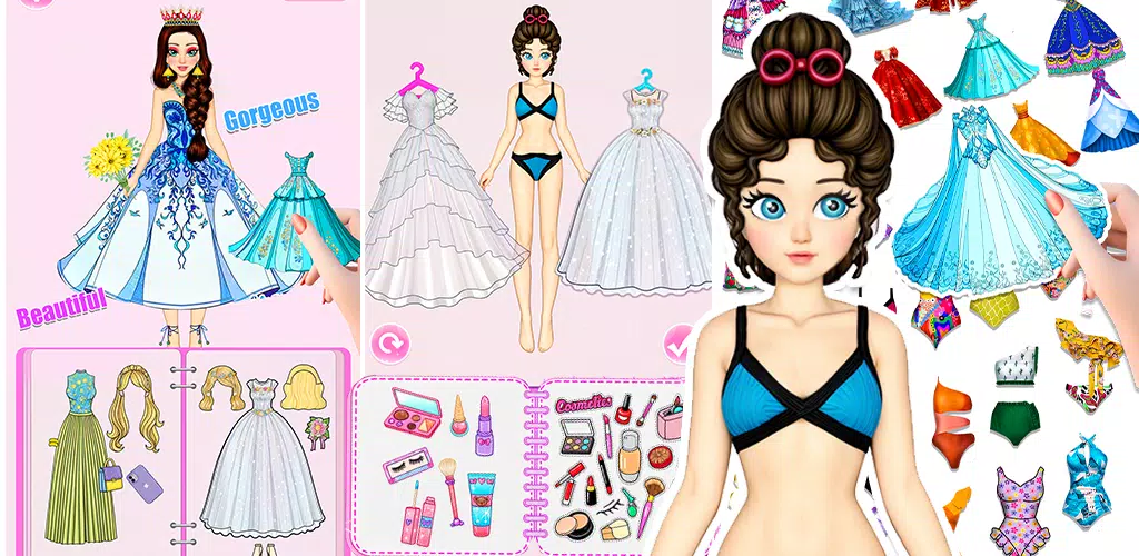 Paper Doll: Dress Up DIY Game Capture d’écran 1