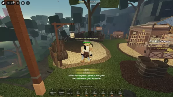 Selling birds for quest progress