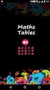 Maths Tables - Voice Guide Скриншот 1