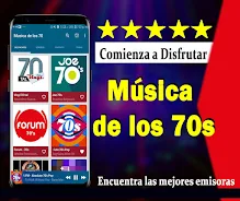 Music 70s Captura de tela 2