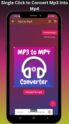 Mp3 to Mp4 Converter Capture d'écran 3