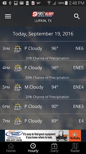 KTRE 9 First Alert Weather Скриншот 2