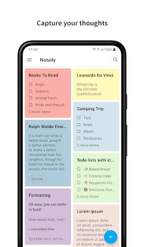 Notally - Minimalist Notes Captura de tela 1