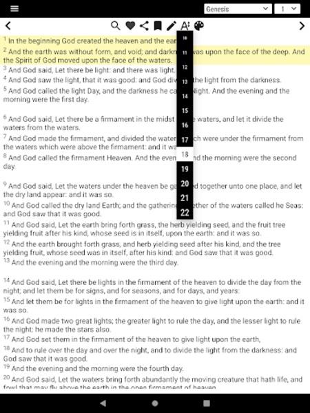 King James Version + Apocrypha स्क्रीनशॉट 4