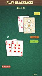 Blackjack 777 Card Game Скриншот 1