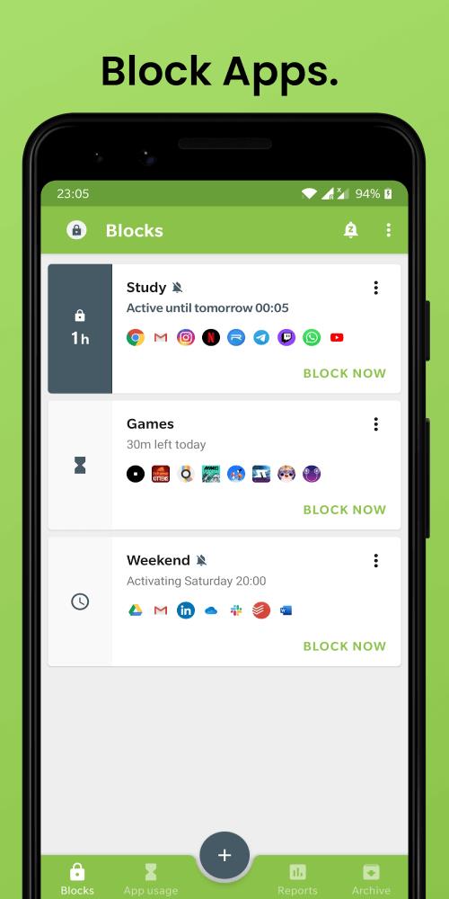 Block Apps & Sites | Wellbeing應用截圖第1張