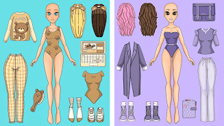 Chibi Dolls LOL: Dress up Game Скриншот 3