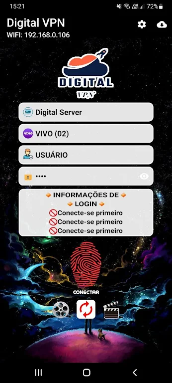 DigitalVPN Captura de tela 3