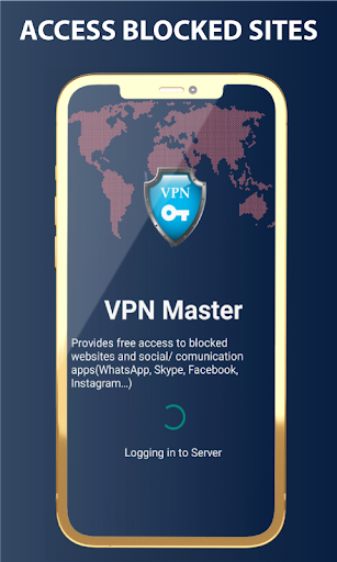 VPN Proxy Master Safe & secure Captura de pantalla 1