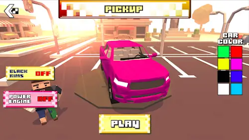 Blocky Car Racer スクリーンショット 3