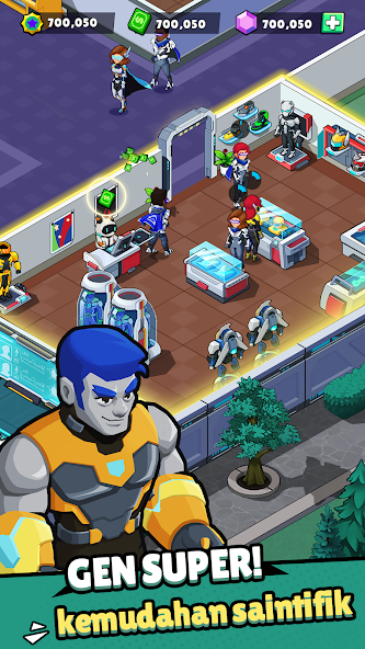 Idle Superpower School Mod Captura de tela 2