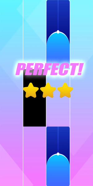 Gummy Bear Piano Tile Hop Game Screenshot 2