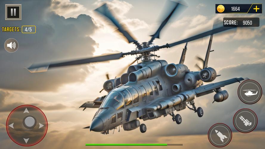 Gunship Battle Helicopter Game應用截圖第3張