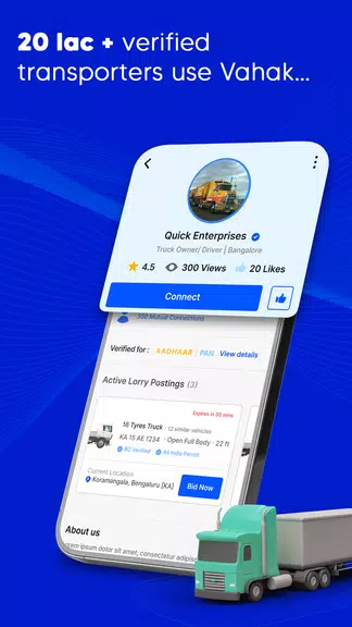 Vahak: Book Online Truck, Load Captura de pantalla 2