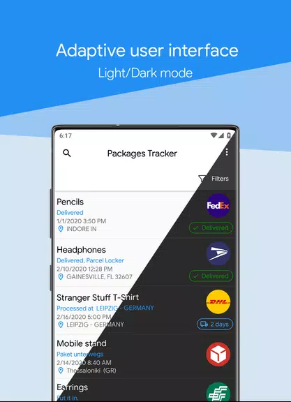 Packages Tracker スクリーンショット 2