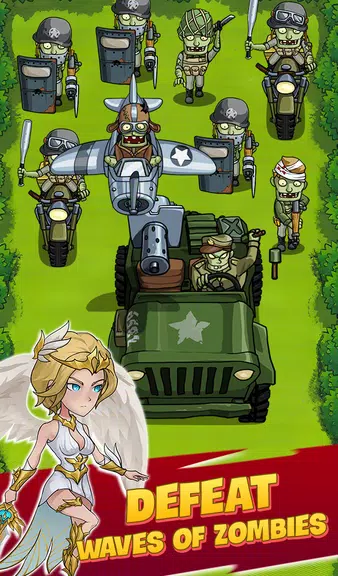 Zombie War Idle Defense Game應用截圖第4張