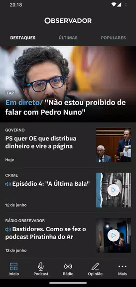 Observador應用截圖第2張